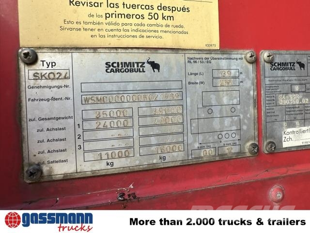 Schmitz SKO 24/L-13.62 FP 25, Mega Chladiarenské návesy