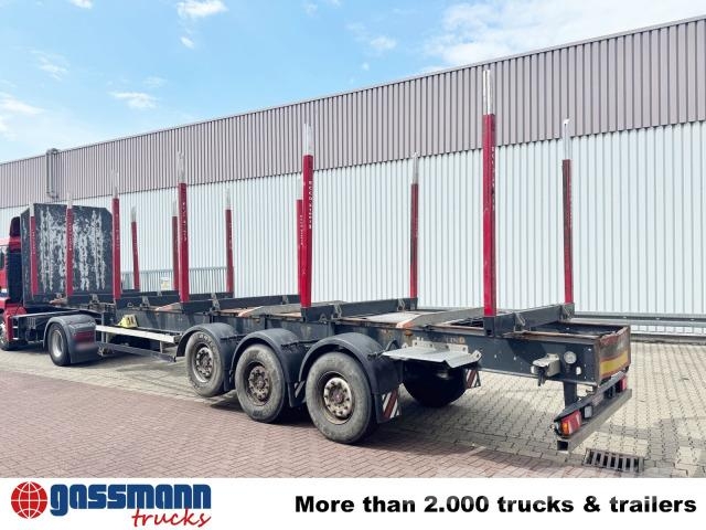 Schwarzmüller 3-Achs Holzauflieger, Liftachse, MEHRFACH Naczepy do transportu drewna