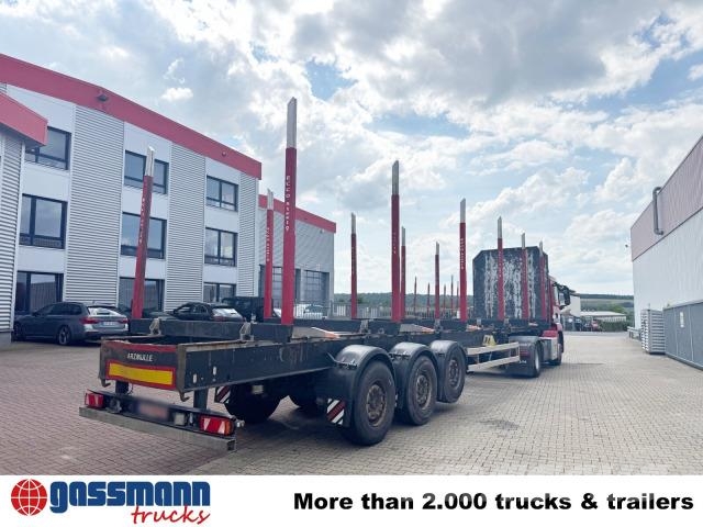 Schwarzmüller 3-Achs Holzauflieger, Liftachse, MEHRFACH Naczepy do transportu drewna
