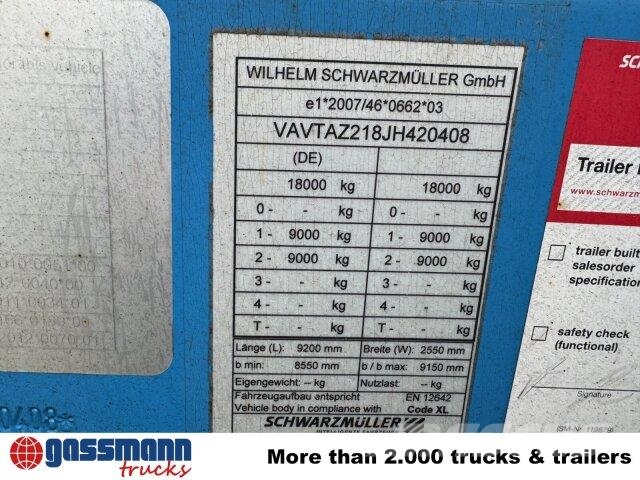 Schwarzmüller T-Serie, TOP-Zustand Curtainsider trailers