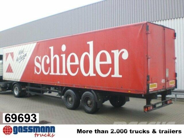 Spier SLG 2/90, Möbelkofferauflieger, 80 cbm, 2x Semirremolques de carrocería de cajas