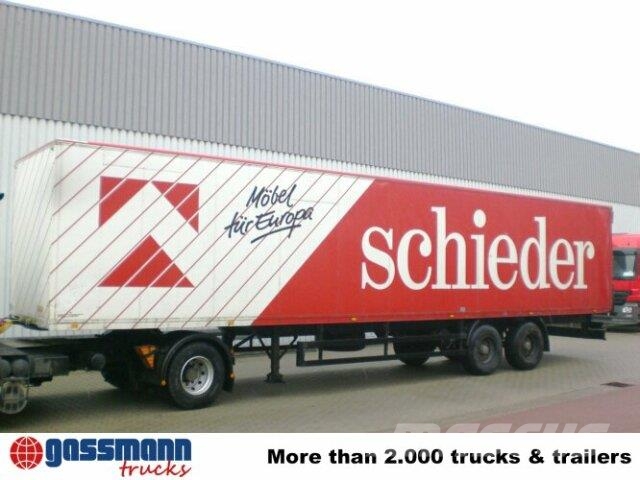 Spier SLG 2/90, Möbelkofferauflieger, 80 cbm, 2x Semirremolques de carrocería de cajas