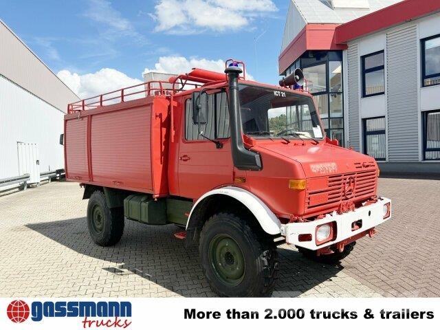 Unimog U 1300 L 435/11 4x4, Bundeswehr-Feuerwehr Kommunalt / generelt kjøretøy