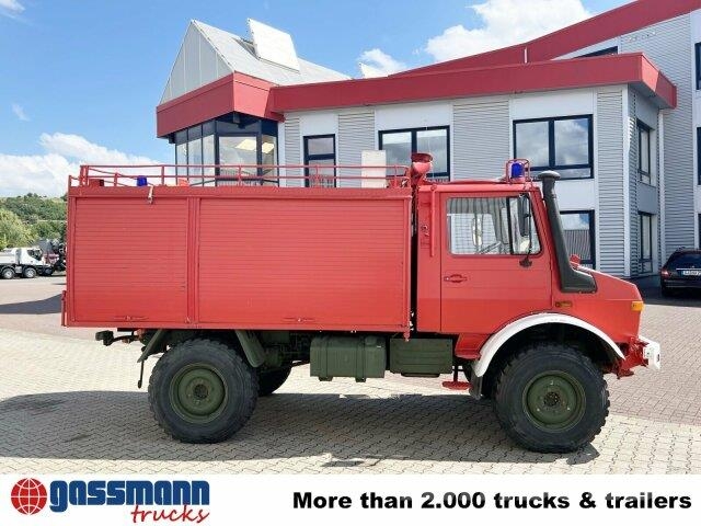 Unimog U 1300 L 435/11 4x4, Bundeswehr-Feuerwehr Kommunalt / generelt kjøretøy