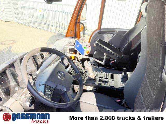 Unimog U 527 4x4, Kommunalhydraulik, Frontzapfwelle, 其他货车