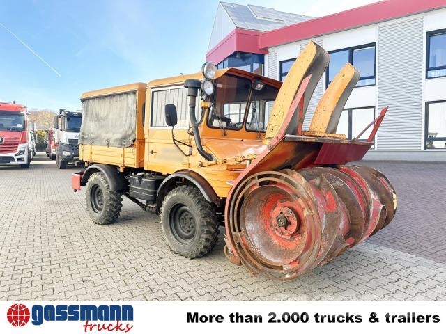 Unimog U52 411 4x4, Schmidt Schneefräse mit Separatmotor 其他货车