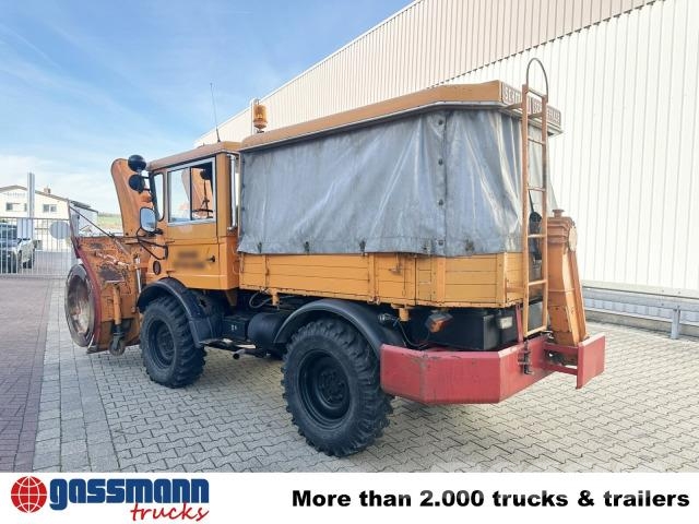 Unimog U52 411 4x4, Schmidt Schneefräse mit Separatmotor 其他货车