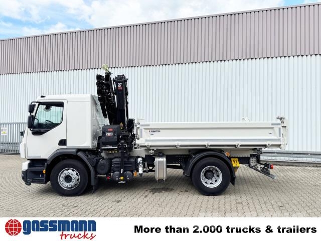 Volvo FE 320 4x2 mit Kran Hiab X-Hiduo 138 ES-3, Funk 自卸式货车