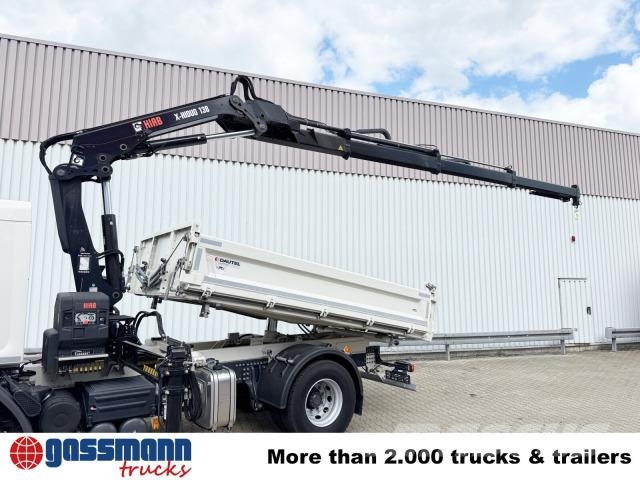 Volvo FE 320 4x2 mit Kran Hiab X-Hiduo 138 ES-3, Funk 自卸式货车