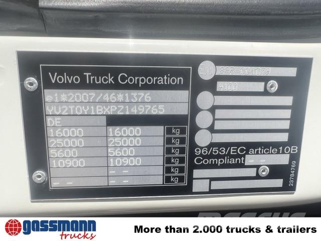 Volvo FL 280 4x4, Nebenantrieb Pojazdy pod zabudowę