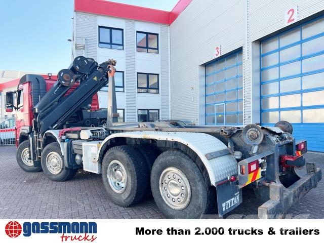 Volvo FM 460 8x2-6, Kran HMF 2020-K4, Funk, شاحنات الرافعات الخطافية
