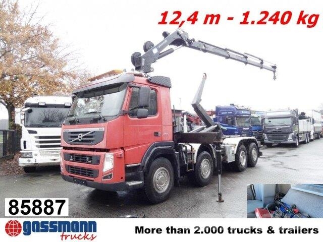 Volvo FM 460 8x2-6, Kran HMF 2020-K4, Funk, شاحنات الرافعات الخطافية