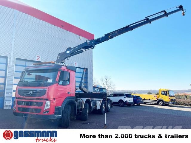 Volvo FM 460 8x2-6, Kran HMF 2020-K4, Funk, شاحنات الرافعات الخطافية
