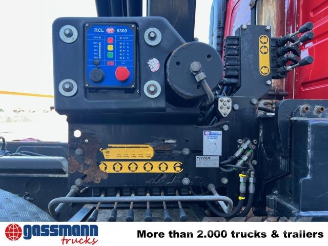 Volvo FM 460 8x2-6, Kran HMF 2020-K4, Funk, شاحنات الرافعات الخطافية