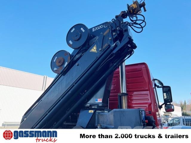 Volvo FM 460 8x2-6, Kran HMF 2020-K4, Funk, شاحنات الرافعات الخطافية