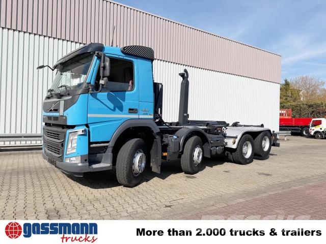 Volvo FM 460 8x4, Liftbare Antriebsachse Vrachtwagen met containersysteem