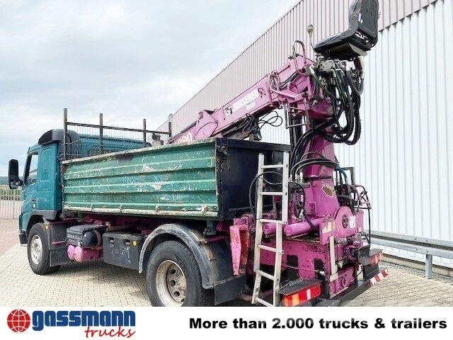 Volvo FM12-420 4x2 mit Heckkran Jonsered 1090, Hochsitz 自卸式货车