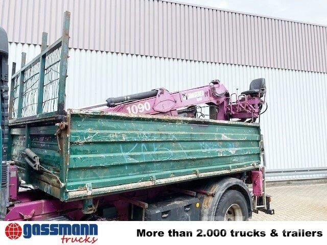 Volvo FM12-420 4x2 mit Heckkran Jonsered 1090, Hochsitz 自卸式货车