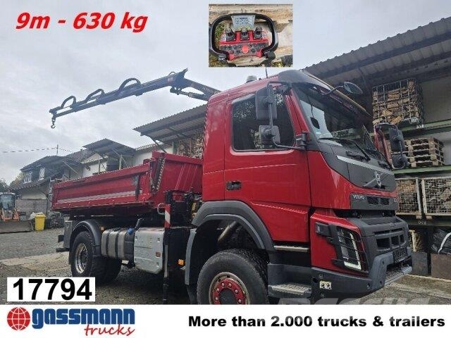 Volvo FMX 420 4x4 Palfinger Kran PK 7001 EH B, Funk 自卸式货车