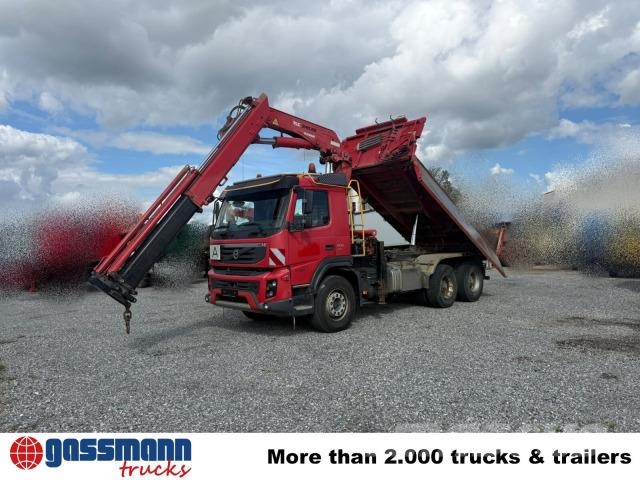 Volvo FMX 500 6x4, EEV, Terex Kran 240.2E-A3, Funk, Sora- ja kippiautot