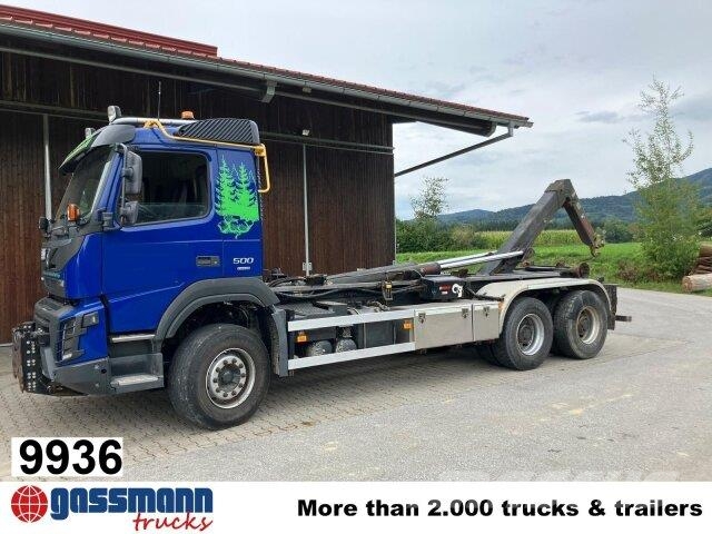 Volvo FMX 500 6x4, Multlilift Abrollanlage XR 21 S Widi Hook lift trucks