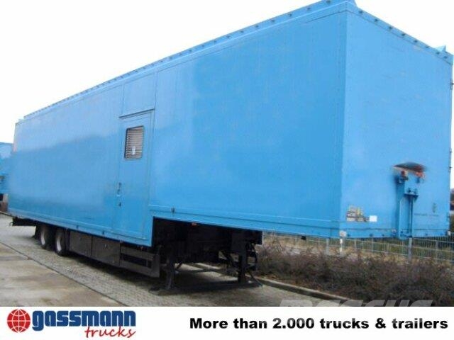 Wille 2x WILLE SAK17 Kofferauflieger für mobile Box body semi-trailers