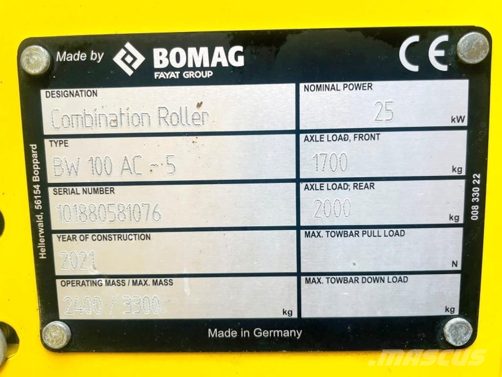 Bomag BW100 AC-5 Rulli Combinati