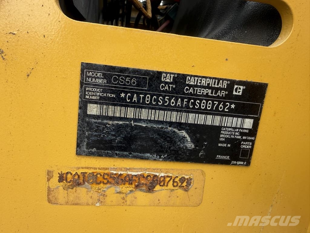 CAT CS 56 Οδοστρωτήρες μονού κυλίνδρου