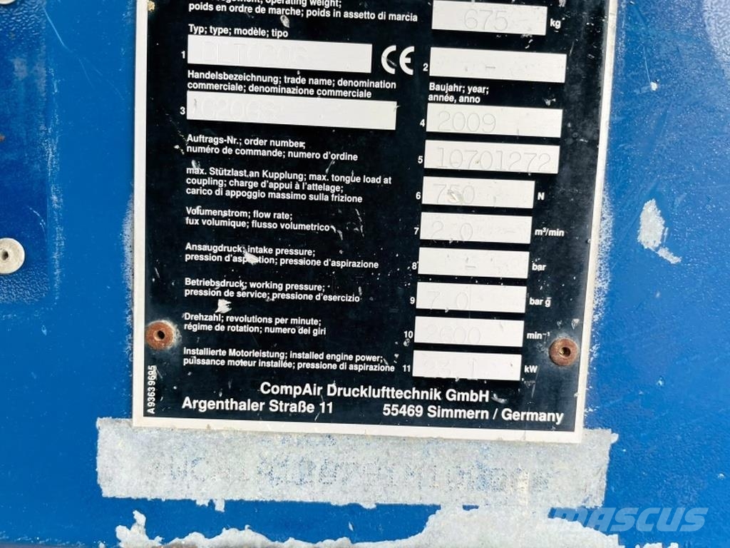 Compair C20-GS Compresoras