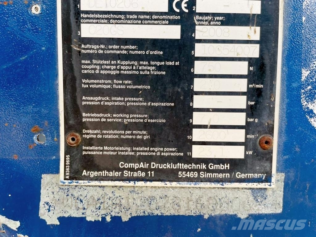 Compair C20-GS Compresoras