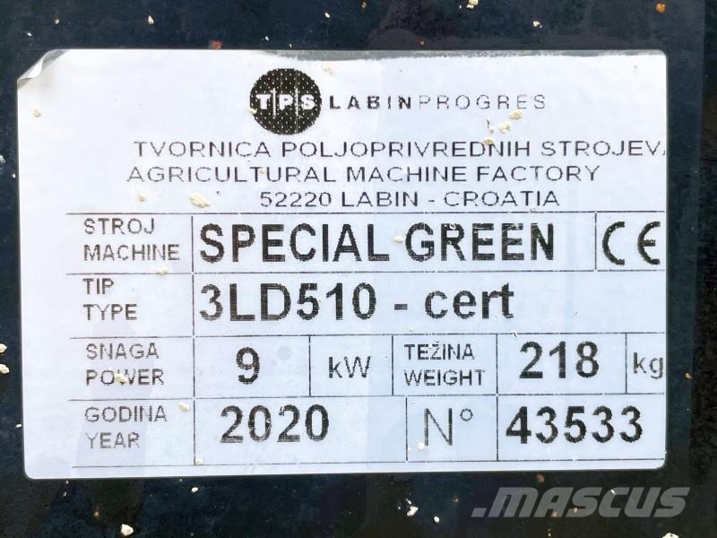 Diverse Spezial Green 3LD510 Retrocargadoras