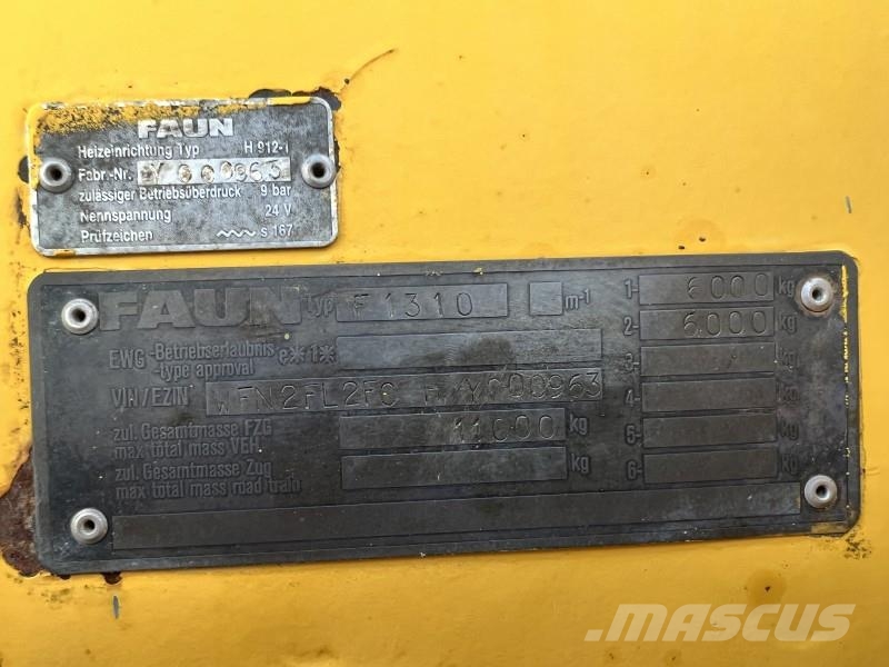 Faun F 1310 轮式装载机
