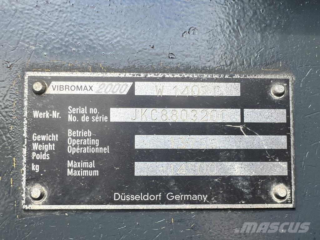JCB Vibromax W 1402 D Valsetog