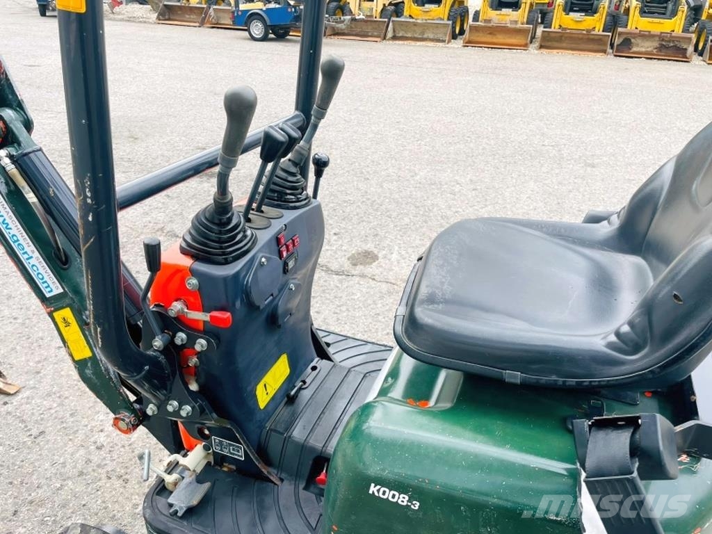 Kubota K008-3 Minigraafmachines < 7t