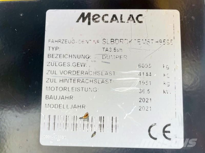 Mecalac TA3.5 SH Vehículos compactos de volteo