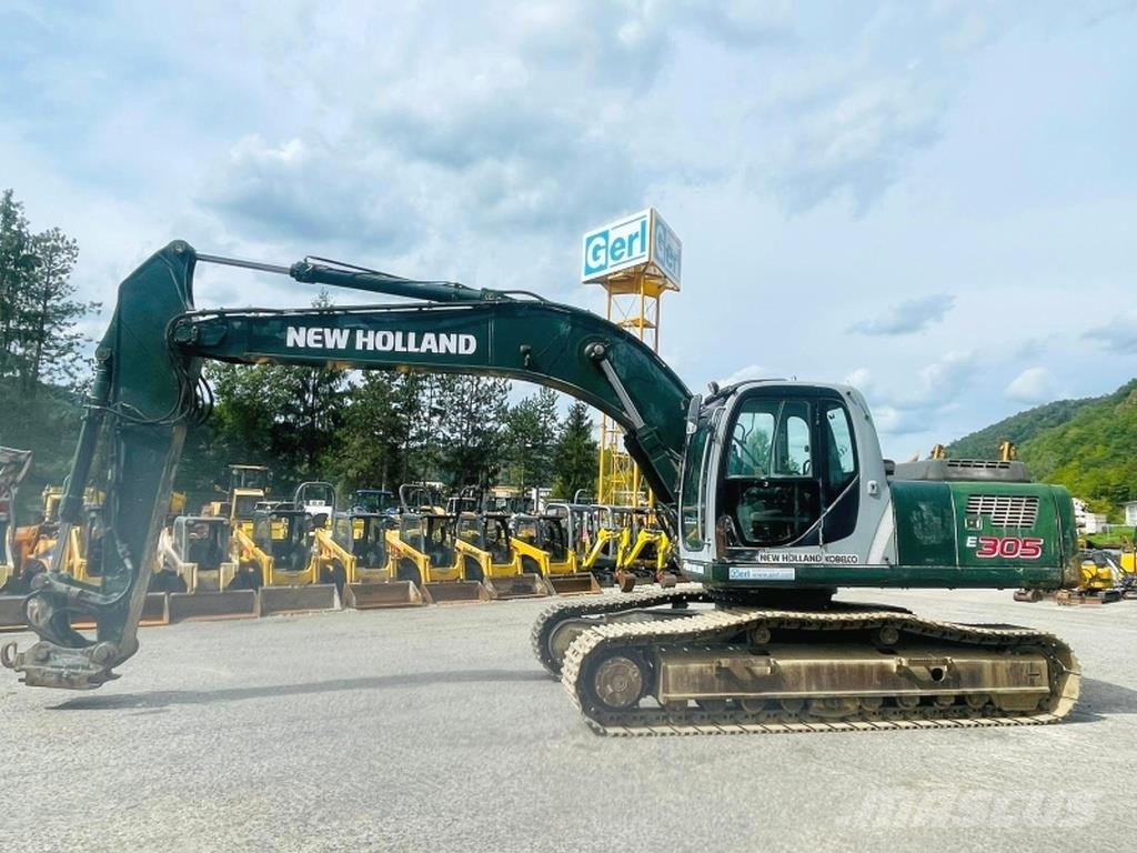 New Holland E305 حفارات زحافة