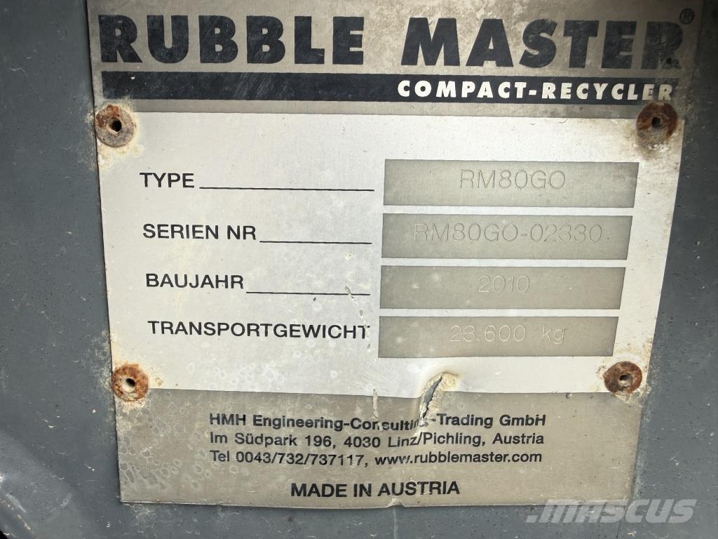 Rubble Master RM 80 GO Vergruizers