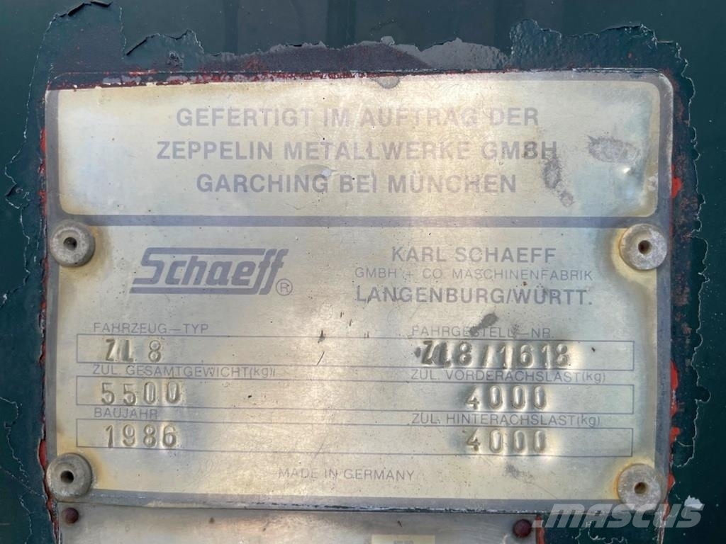 Schaeff ZL8 轮式装载机