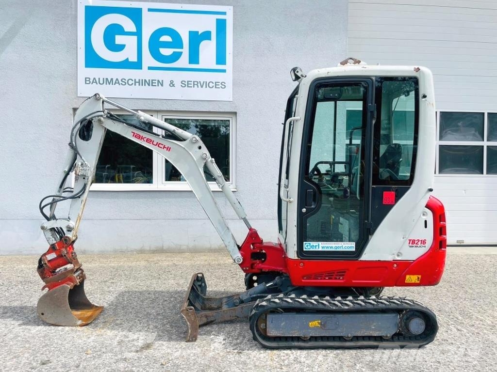 Takeuchi TB216 Міні-екскаватори < 7т