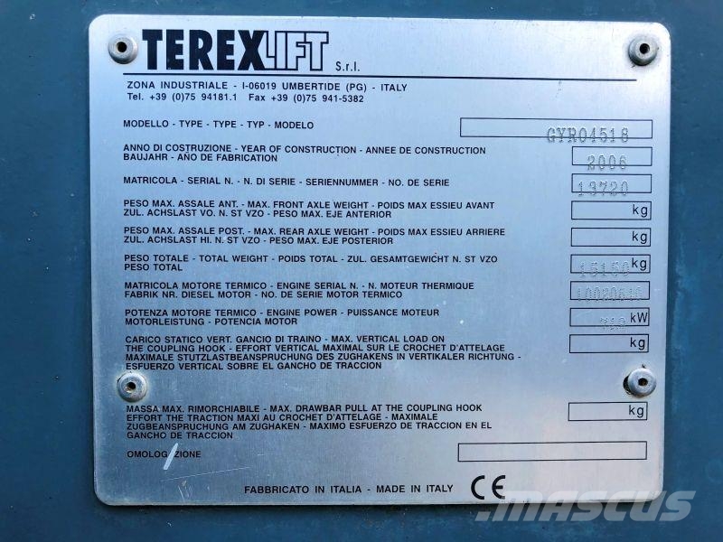 Terex Gyro 4518 Övriga motviktstruckar