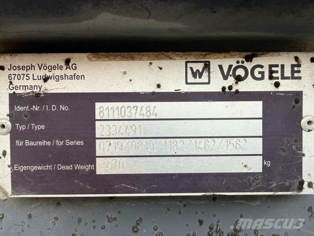 Vögele Fertigerkübel/Mischgutsilo Citi