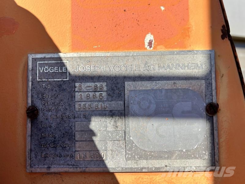 Vögele Super 1700 Asfaltsläggningsmaskiner