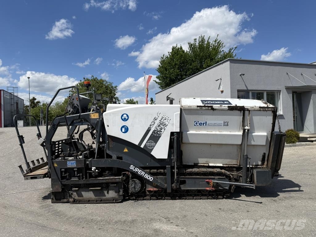 Vögele Super 800 Typ 07.90 Asfaltadoras