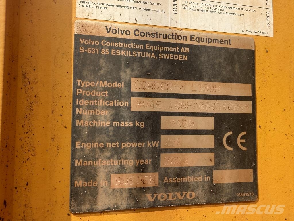Volvo L 180 H لوادر بعجل