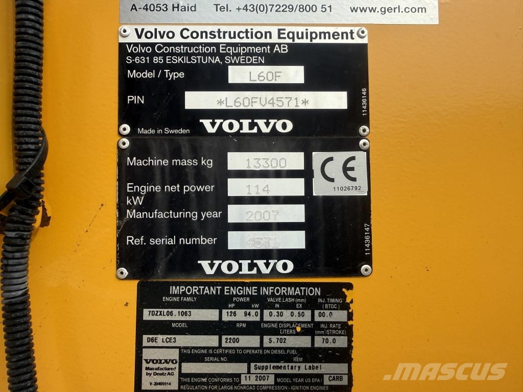 Volvo L 60 F Radlader