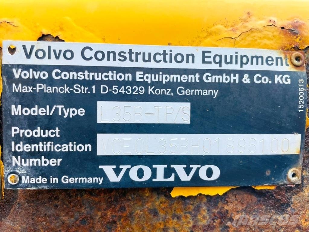 Volvo L35B-TP/S Chargeuse sur pneus