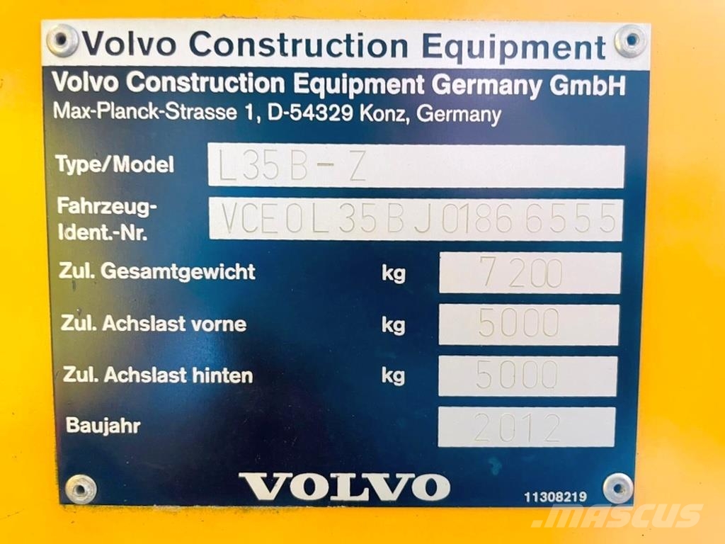 Volvo L35B-Z Chargeuse sur pneus