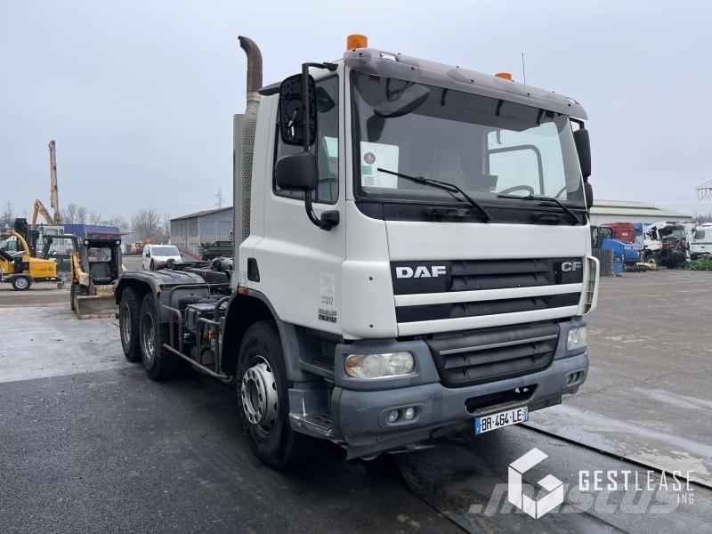 DAF CF75 310 Containertrucks met kabelsysteem