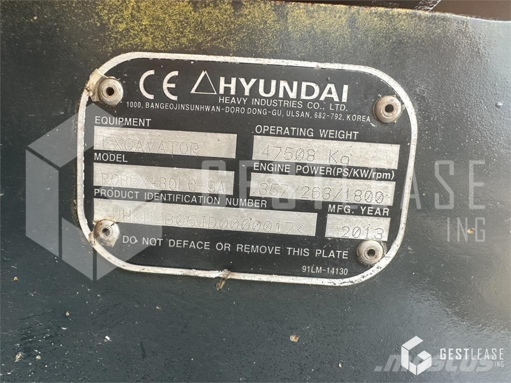 Hyundai ROBEX 480LC-9 Εκσκαφείς με ερπύστριες