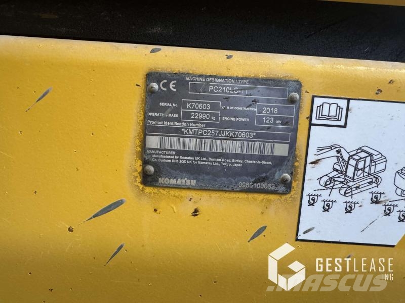 Komatsu PC210LC-11 Εκσκαφείς με ερπύστριες